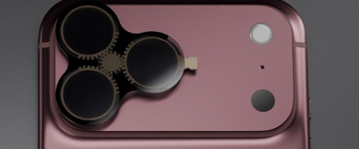 Amoeba fitted over the camera island of a phone